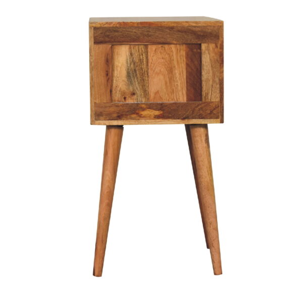 Eclolive Mini 2-Drawer Oak Bedside Table – Compact & Functional Nightstand - Image 9